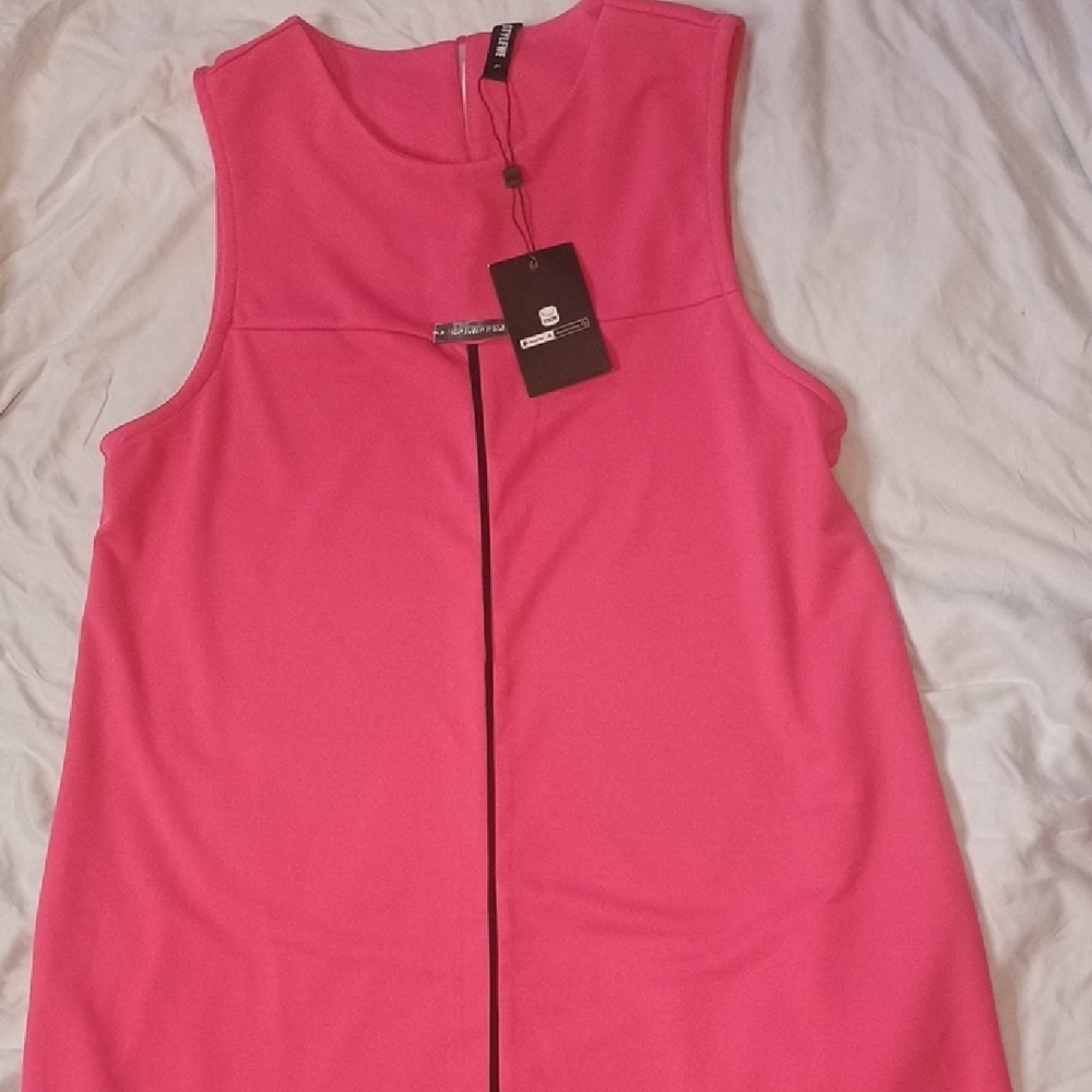 STYLEWE Pink Sleeveless Tank Top